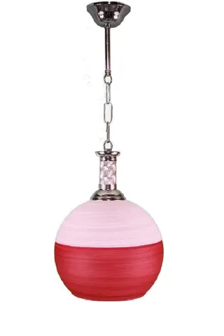 Tekli Cam Avize Sarkıt Pembe Kırmızı Salon Yatak Odası — 4. görsel