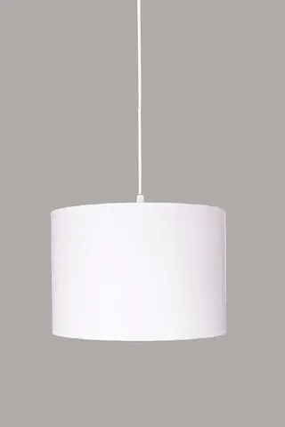 Modern Silindir Kumaş Sarkıt Avize Beyaz Tavan Lambası Salon Yatak Odası — 4. görsel