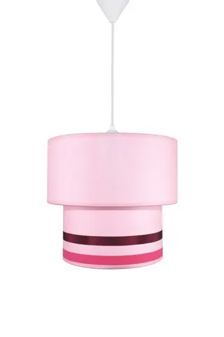 Modern İkili Silindir Kumaş Sarkıt Avize 25 cm Pembe — 4. görsel