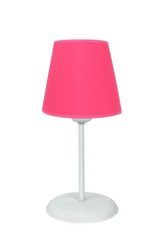 Metal Ayak Modern Konik Kumaş Abajur-koyu Pembe — 2. görsel