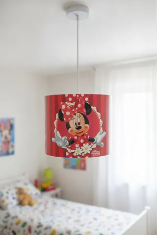 Minnie Mouse Tavan Sarkıtı Çocuk Odası Dekoratif Aydınlatma Tavan Lambası