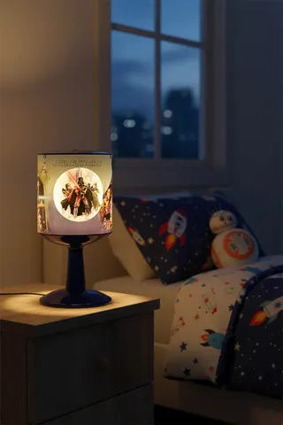 Star Wars Lisanslı Çocuk Odası Masa Lambası Mavi Dekoratif Aydınlatma — 2. görsel