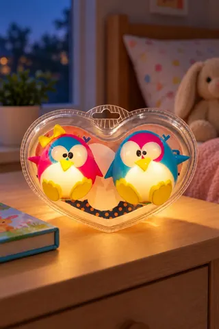 Çocuk Odası 2'li Honey Billy LED Gece Lambası Pembe Mavi — 3. görsel
