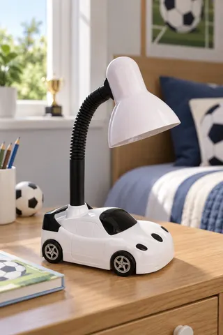 Taraftar Araba Masa Lambası Genç Odası Dekoratif Aydınlatma Modern Tasarım — 2. görsel