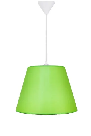 Modern Konik Kumaş Sarkıt Avize Yeşil Tavan Lambası Salon Yatak Odası — 4. görsel