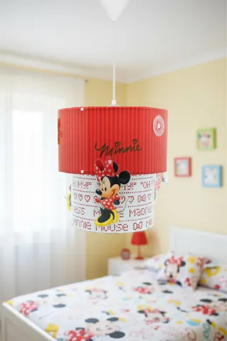 Minnie 3D Tavan Sarkıt 4104 Lisanslı Çocuk Odası Dekoratif Aydınlatma