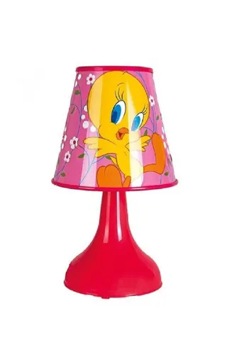 Çocuk Odası Kumaş Abajur Masa Lambası 20 cm Nisa Luce Tweety Sarı — 3. görsel