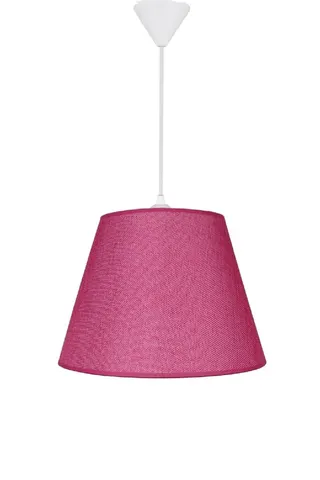 Koyu Pembe Konik Kumaş Sarkıt Avize — 4. görsel