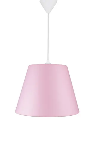 Modern Konik Kumaş Sarkıt Avize Pembe Tavan Lambası Salon Yatak Odası — 4. görsel