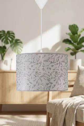 Modern Silindir PVC Sarkıt Avize Gümüş Prizma Tavan Lambası