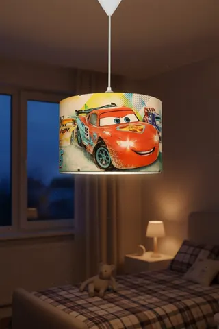 Şimşek Mcqeen Cars Panorama Sarkıt Renkli Çocuk Odası Dekoratif Aydınlatma — 2. görsel
